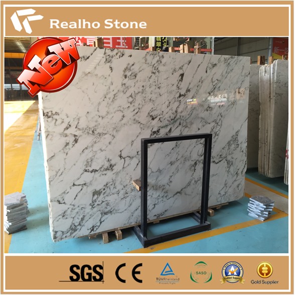 Bianco århundrede hvid marmorplader i god kvalitet med sorte årer Good Quality Bianco Century White Marble Slabs With Black Veins