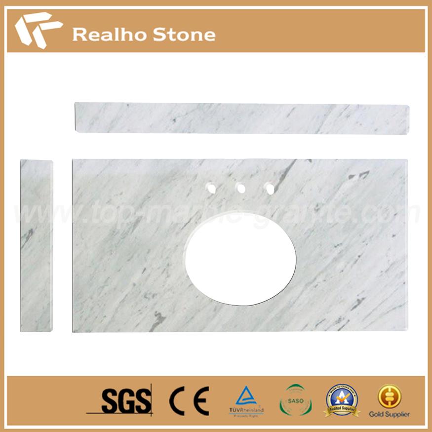 Carrara Badeværelse Toppe med sprøjte Tiles.jpg Carrara Bathroom Tops with splash Tiles.jpg