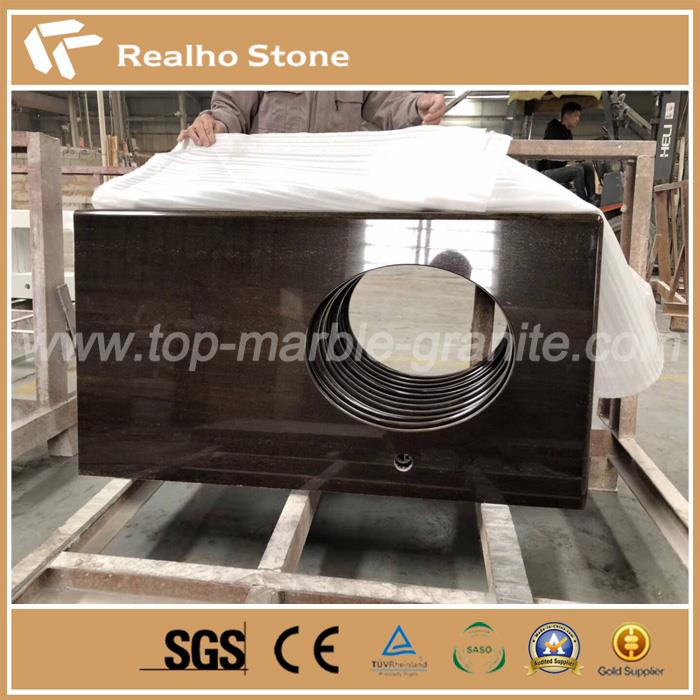brown granite vanity top