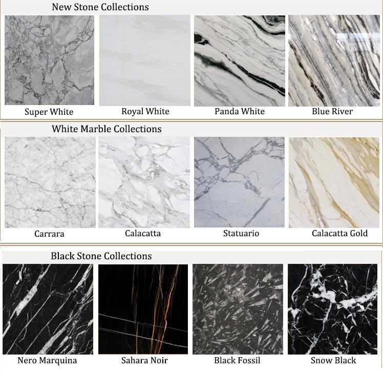 MORE Marble Color Selection