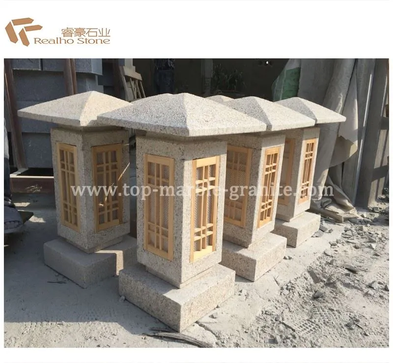 White Stone Lanterns