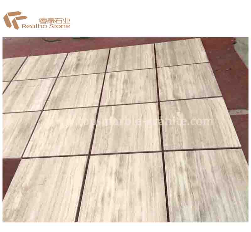 marble wood white tile