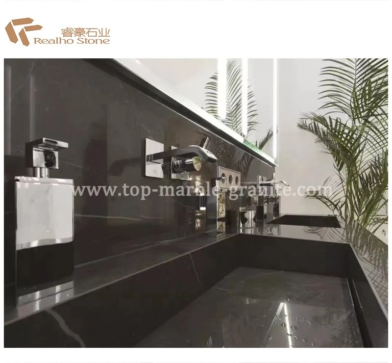 pietra grey marble bathroom