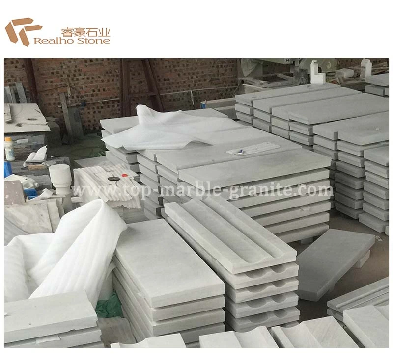 White sandstone tile