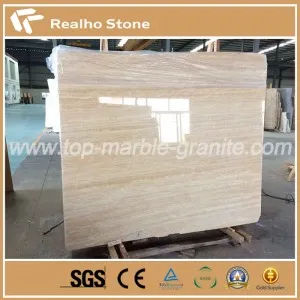 Nature Filled Poleret Roman NavonaTravertine Stone til Building Project