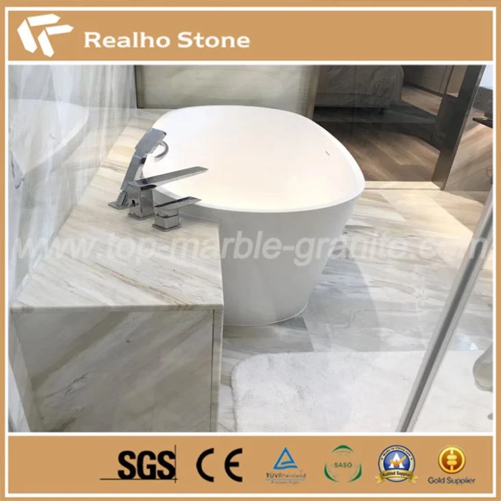 Bianco Wood Marble Floor Tiles