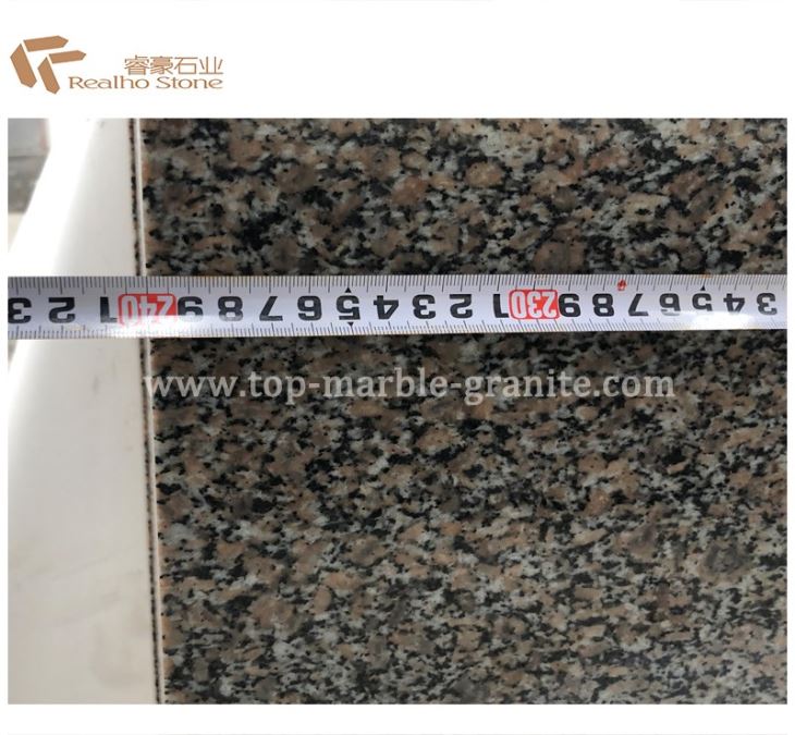 Lotus Red Granite Countertop Edges
