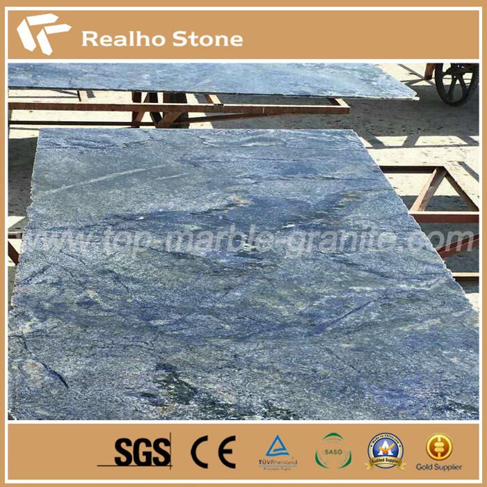 Luxury Brazilian Blue Azul Bahia Granite Slab For Sales