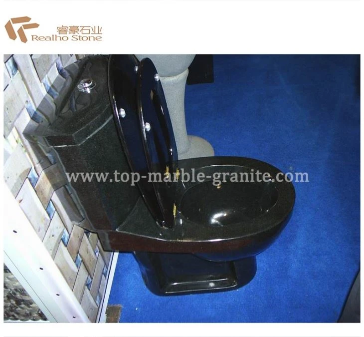 black granite toilet