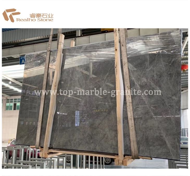 New Dark Grey Marble Slabs for Stair Steps