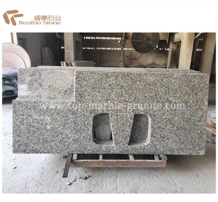 Prefab G439 China Bianco Sardo Granite Countertop