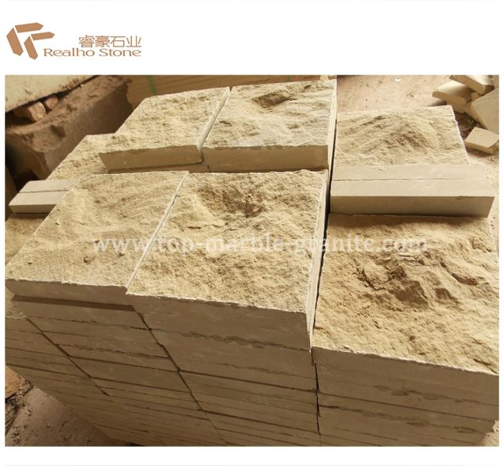 Beige Sandstone Wall Blocks