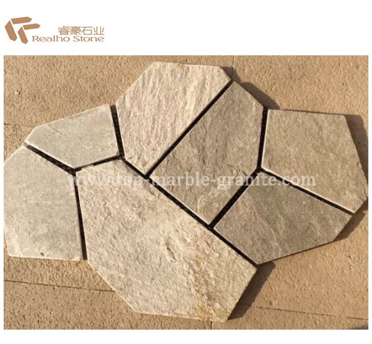 yellow slate tile