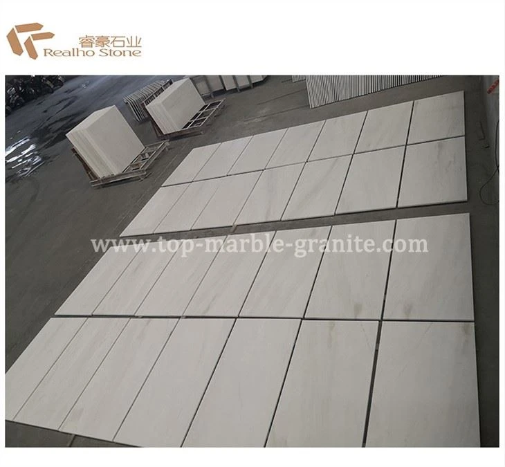 White Marble Flooring Tiles for Hotel Lobby