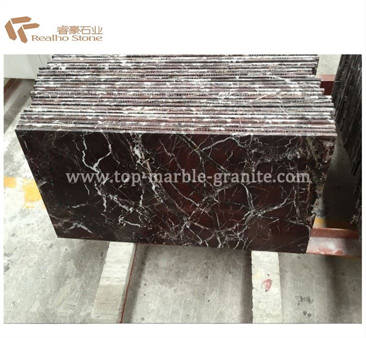 rosso levanto marble floor tile