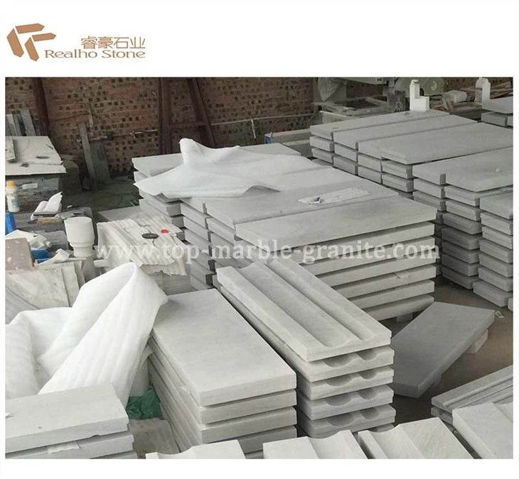 White sandstone tile